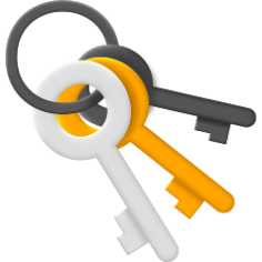 bundle of keys represents the API for all your needs